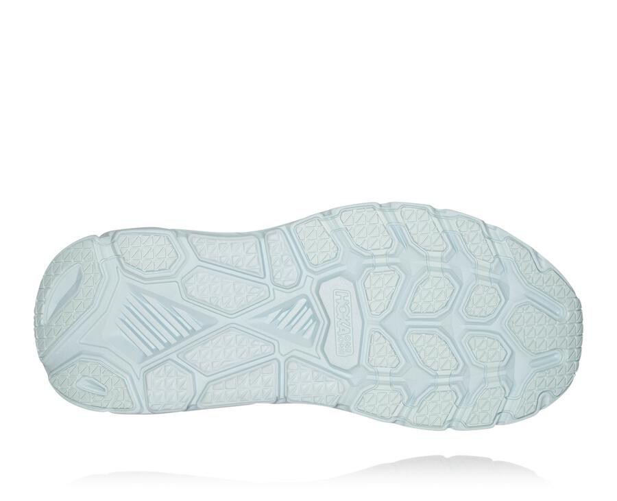 Zapatos Para Caminar Hoka One One Mujer Azules/Blancos - Clifton 6 - WHZY36718